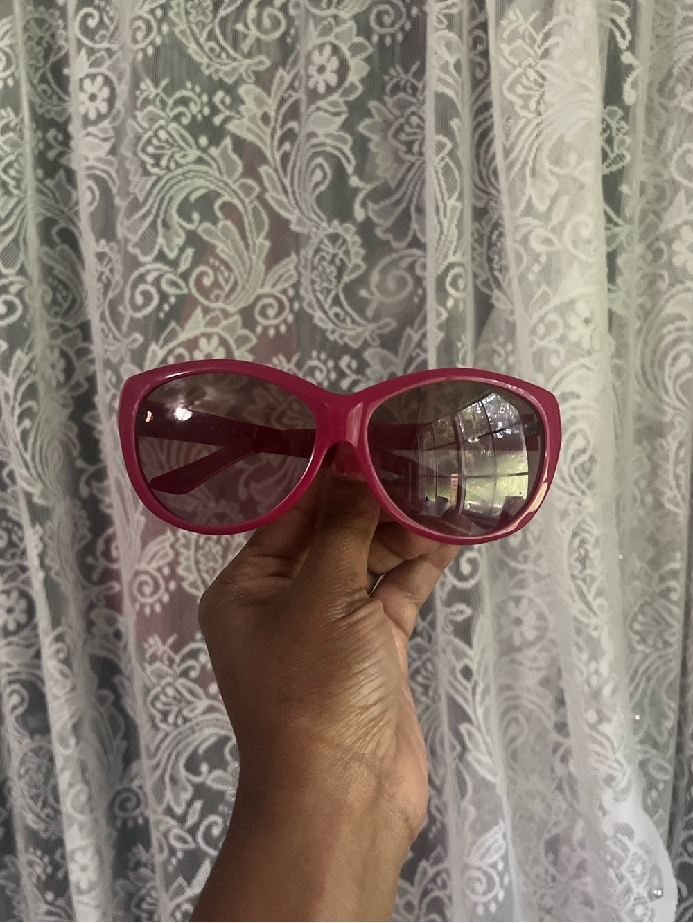 Polo by Ralph Lauren Pink Oversized Women's Sunglasses